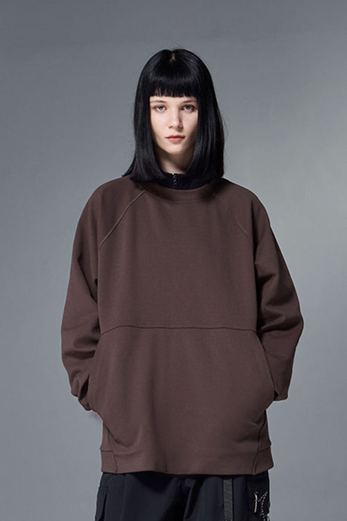 Heavyweight Fleece Crewneck - Volcanic Brown