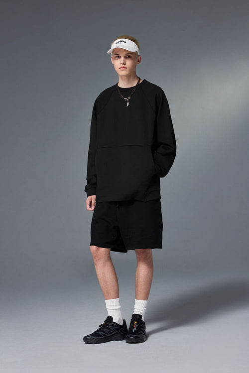 Heavyweight Fleece Crewneck - Black