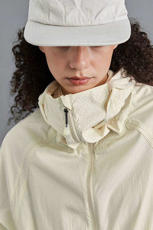 Lightweight Outdoor Hooded Jacket - Yellow