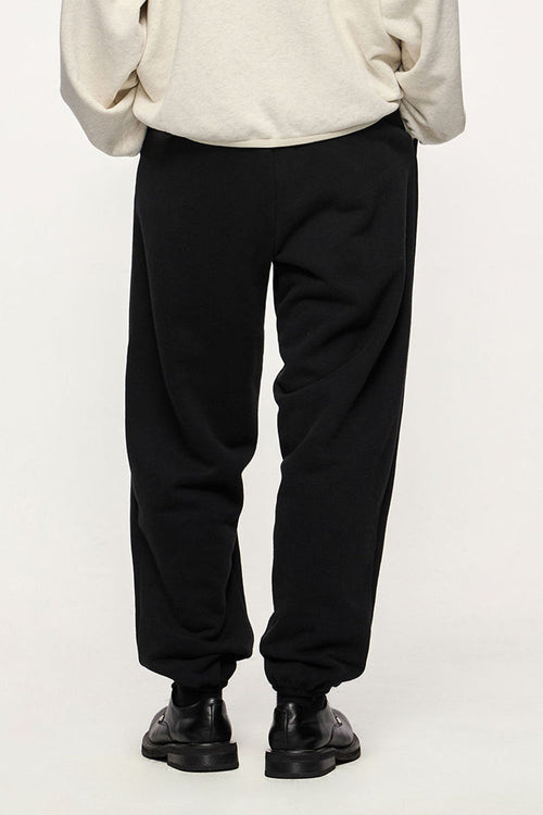 Brushed Fleece Joggers - Active Black