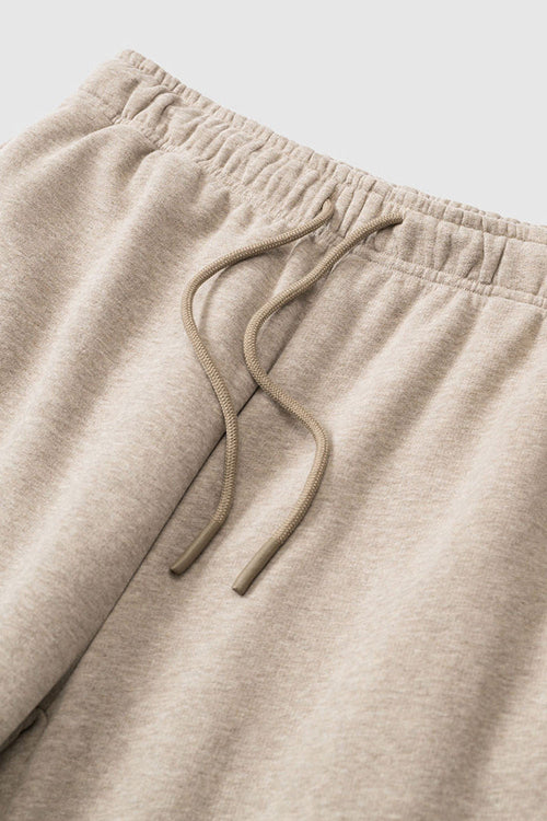 Brushed Fleece Joggers - Heather Gray