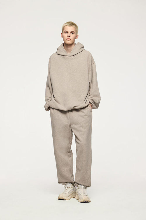 Brushed Fleece Joggers - Heather Gray