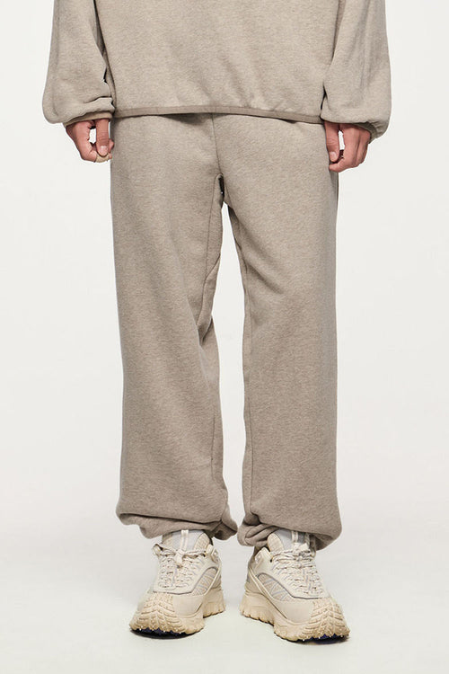 Brushed Fleece Joggers - Heather Gray