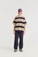 Rugged Utility Straight-Leg Pants - Purple