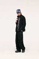 Windproof Sherpa Fleece Jacket - Black