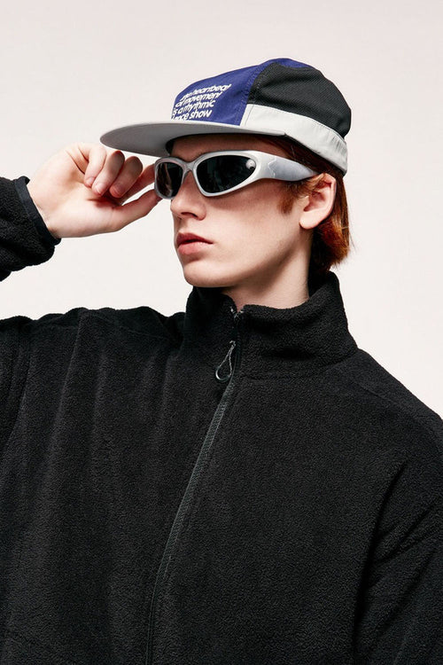 Windproof Sherpa Fleece Jacket - Black