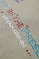 Patchwork Long Sleeve Tee - Khaki