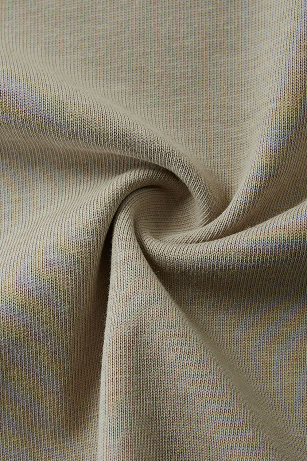 Patchwork Long Sleeve Tee - Khaki