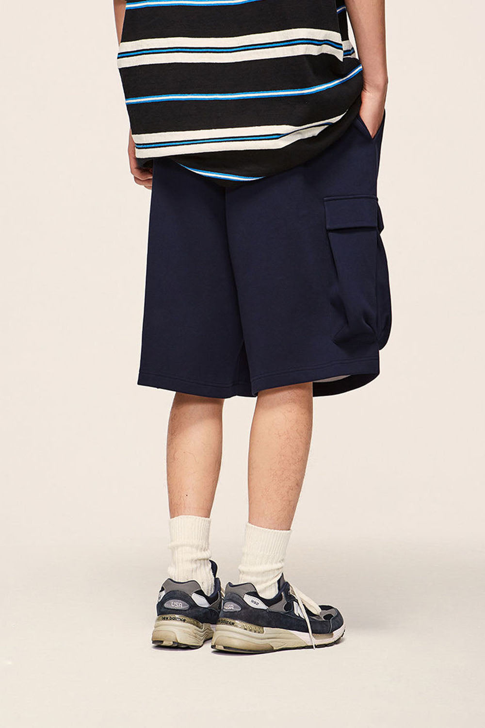 Utility Pocket Loose Casual Five-Point Shorts