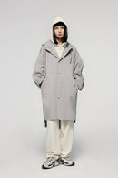 Waterproof Fishtail Utility Parka - Gray