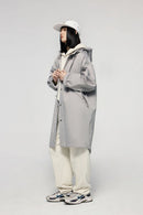Waterproof Fishtail Utility Parka - Gray