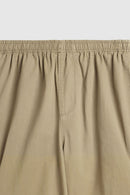 Garment Washed Cuffed Cargo Joggers - Khaki