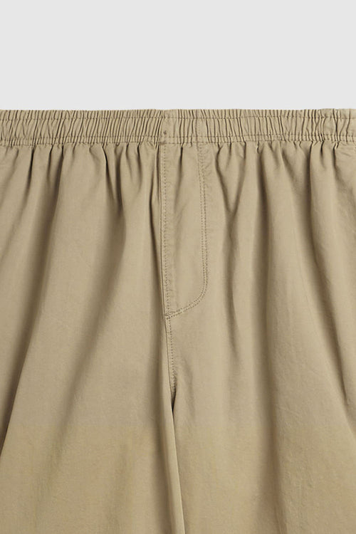Garment Washed Cuffed Cargo Joggers - Khaki