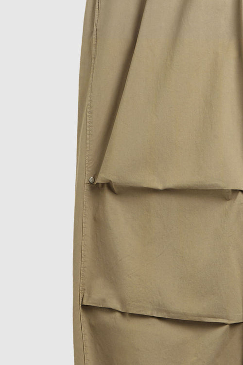 Garment Washed Cuffed Cargo Joggers - Khaki