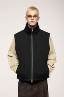Crinkle Utility Vest - Black