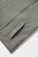 Crinkle Utility Vest - Gray