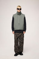 Crinkle Utility Vest - Gray