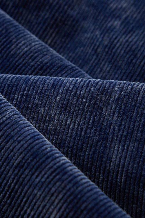 Faded Corduroy Cargo Pants - Blue