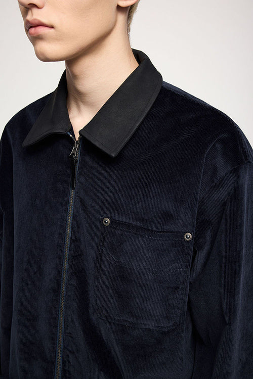 Studded Corduroy Jacket - Royal Blue