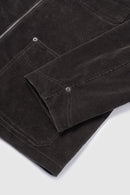 Studded Corduroy Jacket - Gray