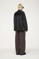 Studded Corduroy Jacket - Gray