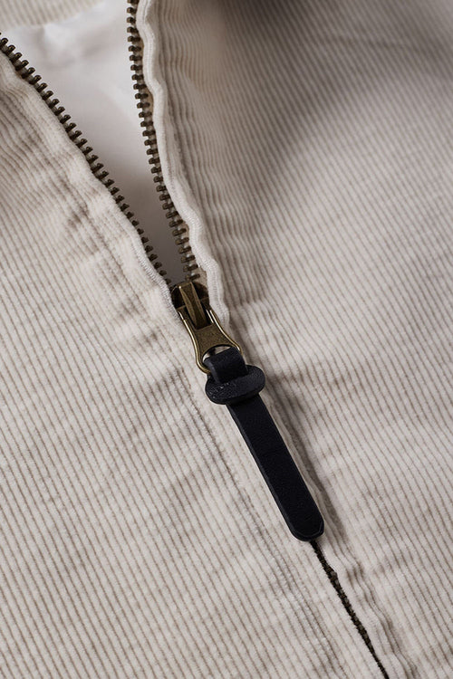 Corduroy Collar Utility Jacket - Apricot