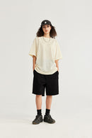 Washed Reversible Shorts - Black