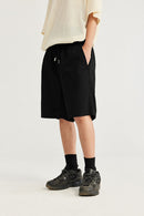 Washed Reversible Shorts - Black