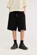 Washed Reversible Shorts - Black