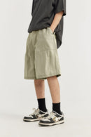 Crinkle Nylon Utility Shorts - Sand
