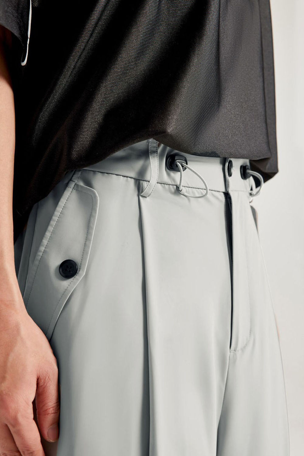 Cool Sensation Wide-Leg Casual Pants