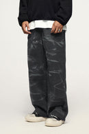 Vintage Wash Utility Carpenter Pant - Black