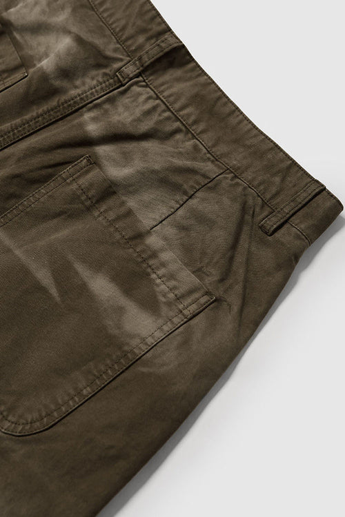 Vintage Wash Utility Carpenter Pant - Khaki Green
