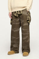 Vintage Wash Utility Carpenter Pant - Khaki Green