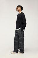 Vintage Wash Utility Carpenter Pant - Black