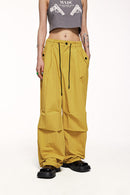 Vintage Wide-Leg Parachute Pant - Yellow