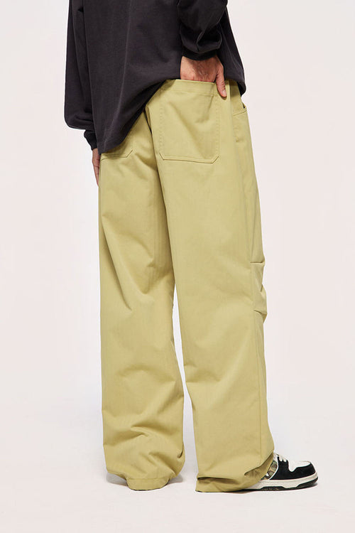 Stretch Twill Parachute Pant - Khaki