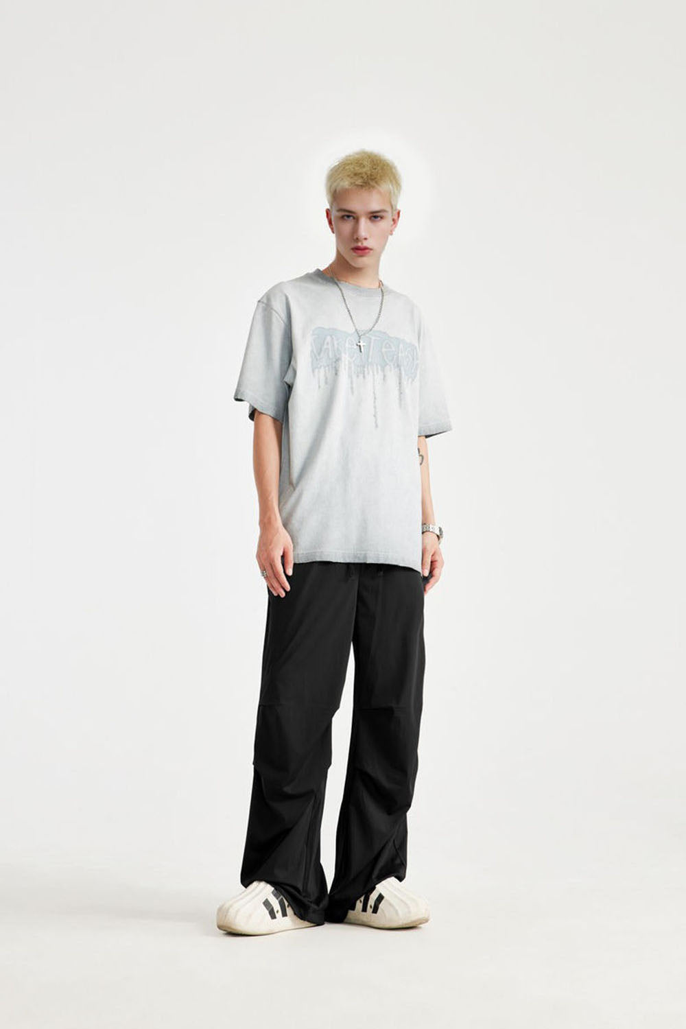 Cooling Parachute Fabric Casual Pants for Men