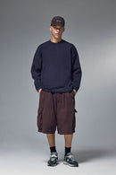 Lightweight 4-Way Stretch Fleece Crewneck - Eclipse Blue