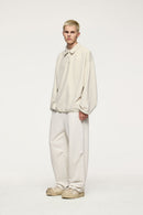 Heavyweight Fleece Straight-Leg Track Pant - Flower Gray