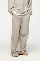 Heavyweight Fleece Straight-Leg Track Pant - Heather Gray