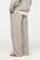 Heavyweight Fleece Straight-Leg Track Pant - Heather Gray