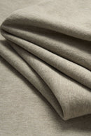 Fleece Collared Pullover Sweatshirt - Heather Gray