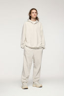 Heavyweight Premium Fleece Hoodie - Flower Gray