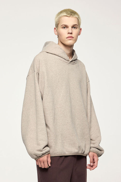 Heavyweight Premium Fleece Hoodie - Heather Gray