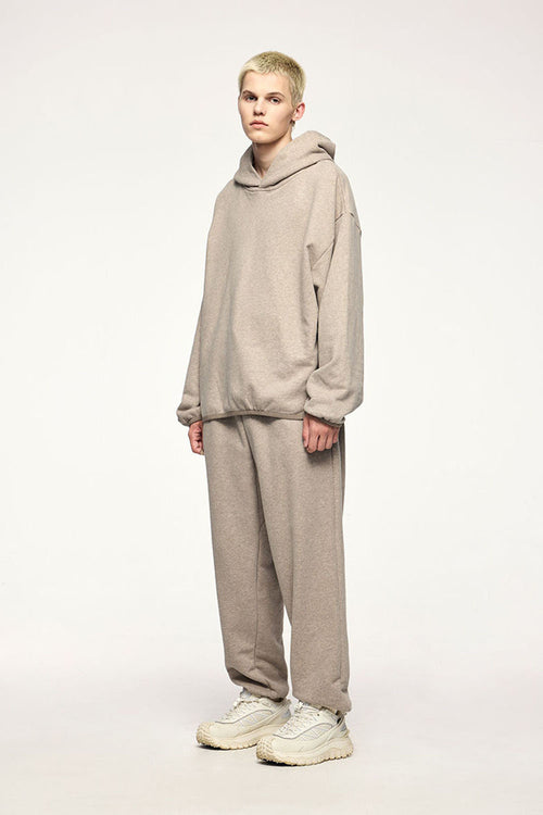Heavyweight Premium Fleece Hoodie - Heather Gray