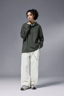 Reversible Fleece Base Layer Hoodie - Dark Gray
