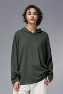 Reversible Fleece Base Layer Hoodie - Dark Gray