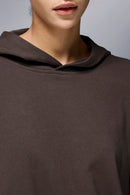 Reversible Fleece Base Layer Hoodie - Reddish Brown