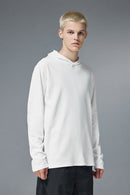 Reversible Fleece Base Layer Hoodie - Off White